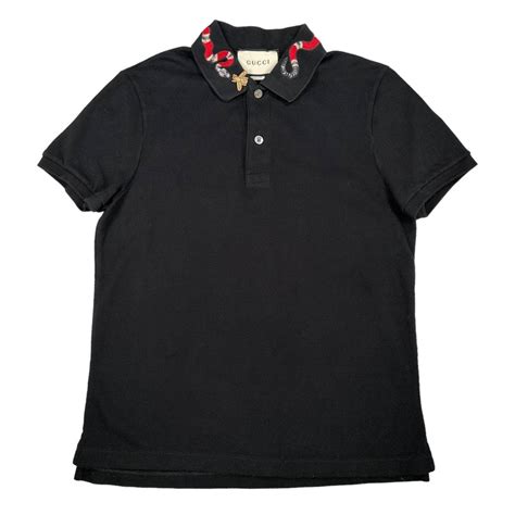 gucci mens polo au|gucci polo snake collar.